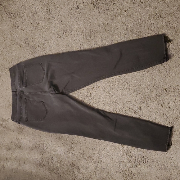 Women's  Distressed Mid Rise Rockstar Skinny Jeans - Picture 8 of 8